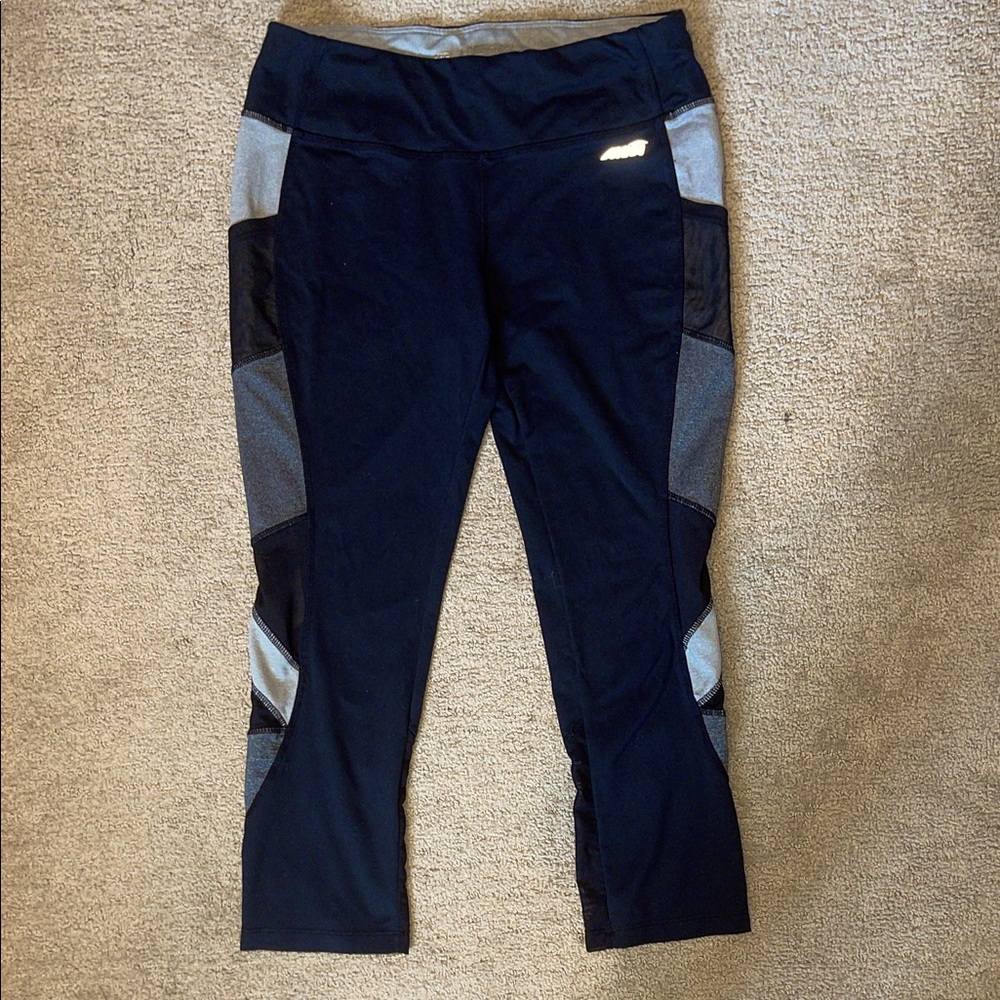Avia Black and Gray Leggings